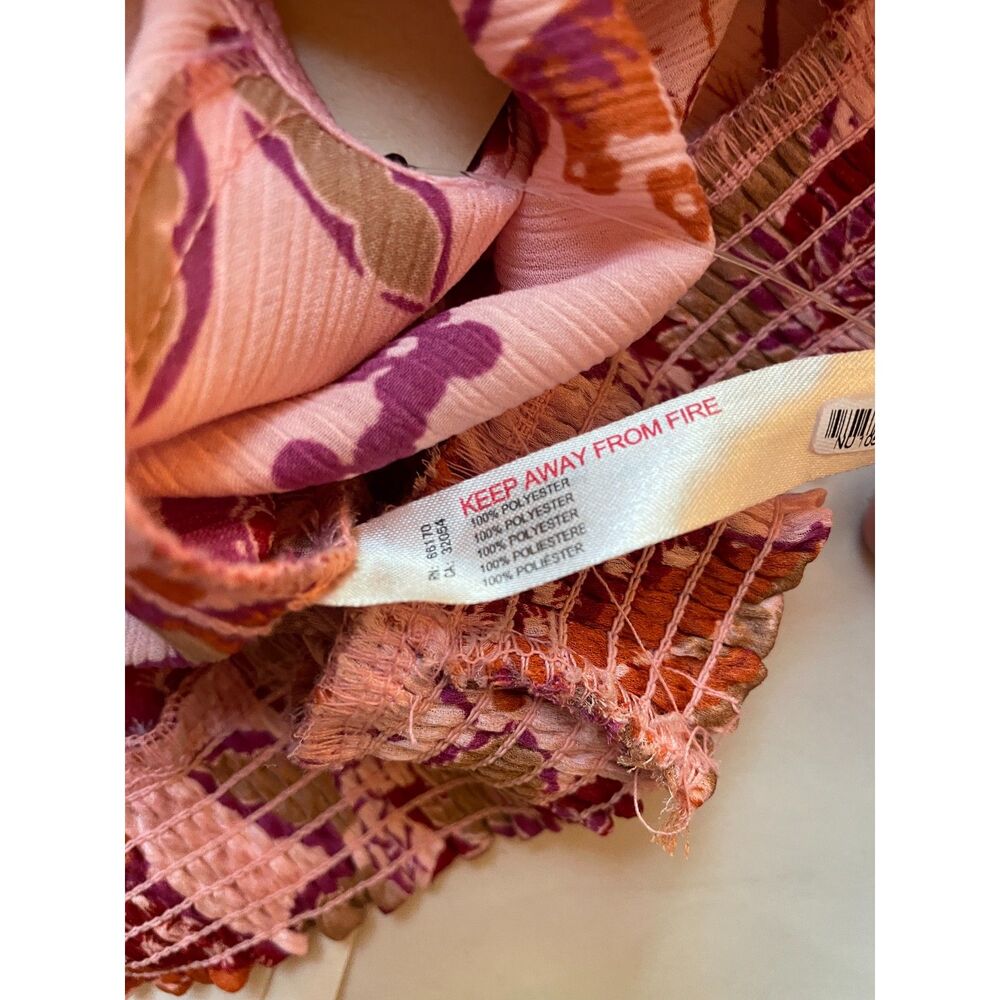 Free People NWT Weekend in Montauk Crop Top L Floral Soft Feminine Boho Beachy - Picture 11 of 11